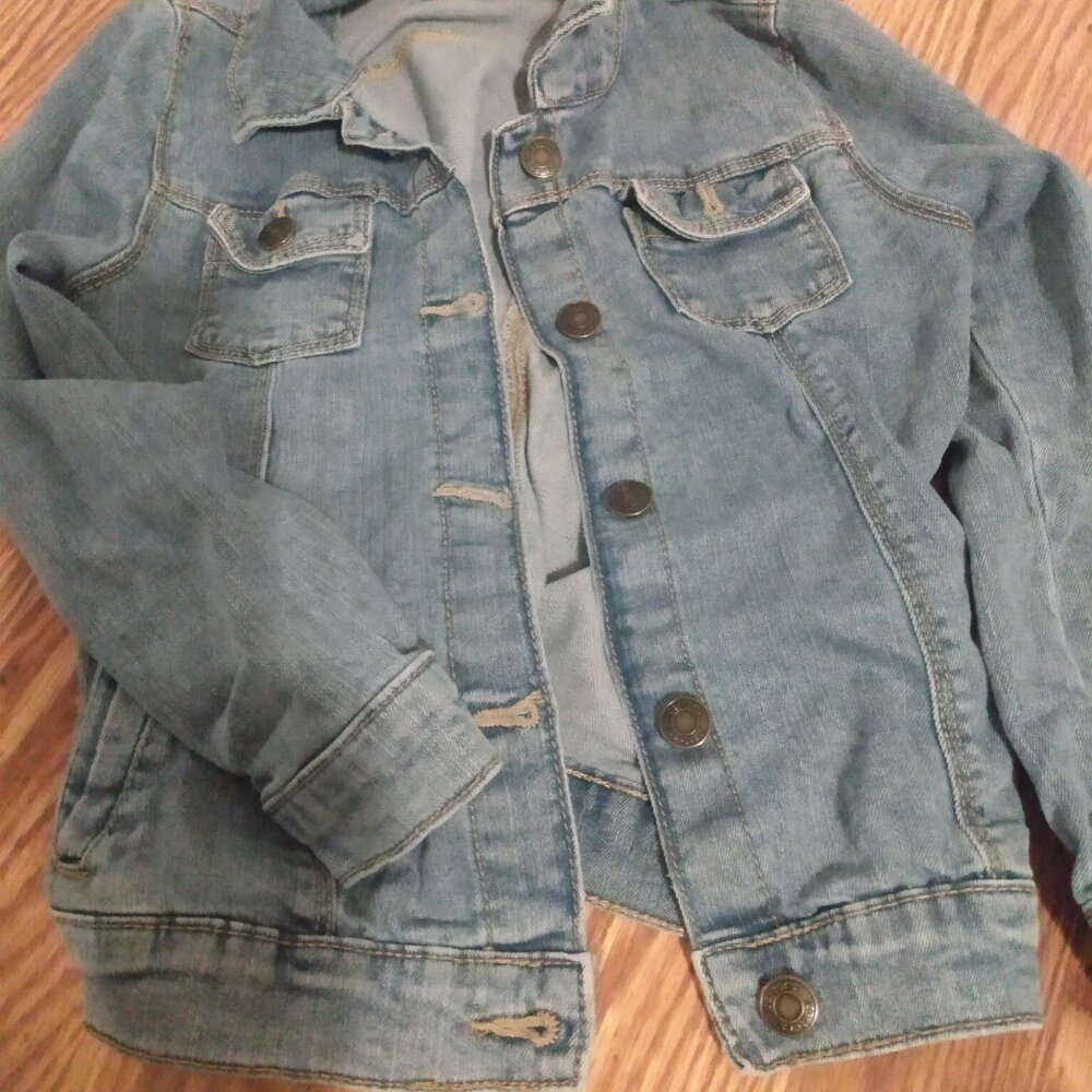 Little girls size 8: Carter's blue denim jacket
